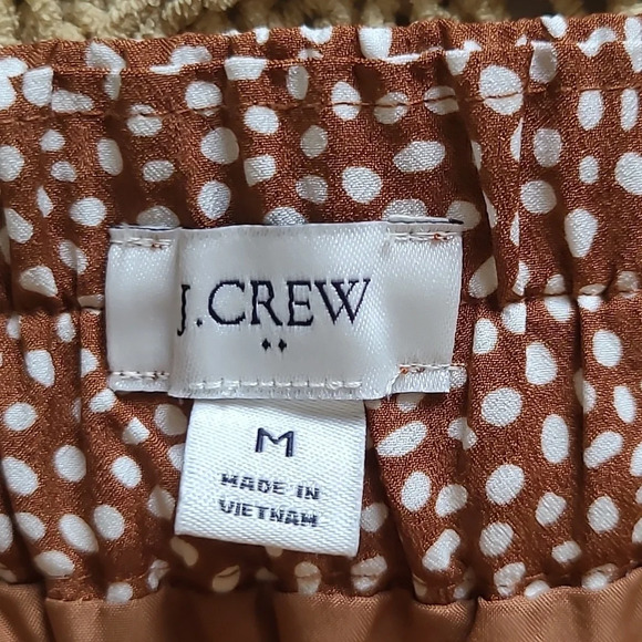 J. Crew Factory Brown and Taupe Midi Skirt - Size M - Picture 5 of 6
